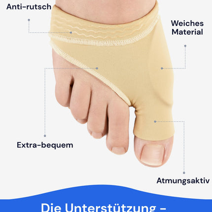 YOGAMEDIC Hallux Valgus Socks - Big Toe &amp; Foot Toe Relief Forefoot Cushion - Hammer Toe Correction and Protection, 1 Pair for Shoes, Sandals - Toe Splint Corrector for Women &amp; Men, Size S/M