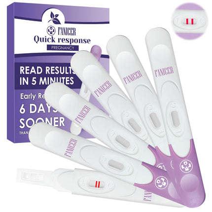6 Pregnancy Tests, Rapid Pregnancy Test, Early Pregnancy Test Sensitivity, Individually Sealed Packaging Early Pregnancy Test, 3 Minutes Rapid Detection (Purple)