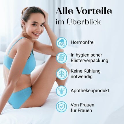 DÖDERLEIN® Vaginal Capsules – with lactic acid bacteria and hyaluronic acid (15 capsules) – Promotes the protective barrier of the vaginal mucosa