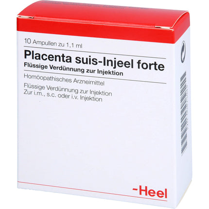 PLACENTA SUIS Injeel forte ampoules 10 pcs