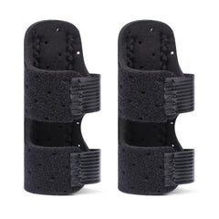 ACWOO Finger Splint, 2 Pack Finger Straightener Finger Splint Stabilizer, Soft Comfortable Finger Support, Finger Brace for Broken Sprained Arthritis or Tendonitis (Black)