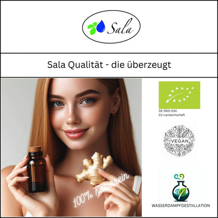 Sala sage oil aroma essential oil pure organic - for consumption - 10 ml