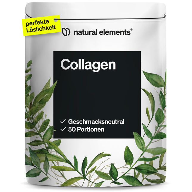 Collagen Powder 500 g – Collagen Hydrolysate Peptides – Collagen Type 1 and 3 – perfect solubility, natural taste without flavors – laboratory tested and produced in Germany