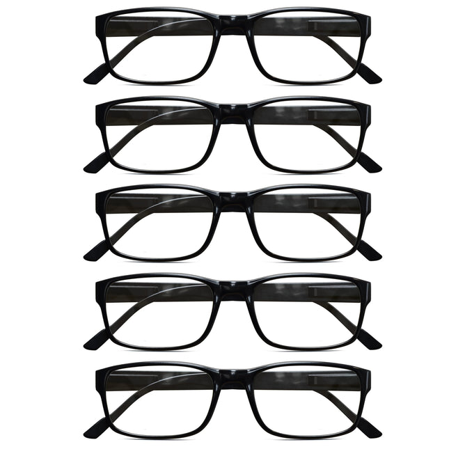 Gaoye 5 pack reading glasses men/women with blue light filter glasses reading aid for women men