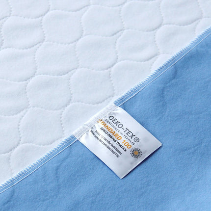 Bedecor 2 Pack Washable Incontinence Pads 70x90cm, Incontinence Mattress Protector, Incontinence Bed Pad Washable &amp; Waterproof Breathable (Blue)