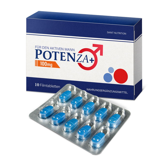 NEW: Potenza for men - high dose with Maca, Guarana, Muira Puama, L-Arginine and Zinc for men - Premium Quality
