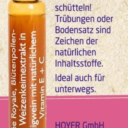 Hoyer Royal Jelly + Pollen Drinking Ampoules 10 Drinking Ampoules