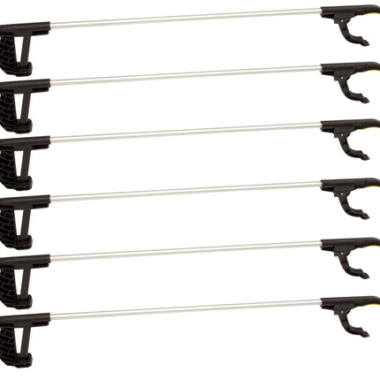 BigDean 6-piece set of reachers, 76 cm long with magnetic tip and non-slip handle - As a hand extension and aid when picking up - Also ideal for seniors and disabled people