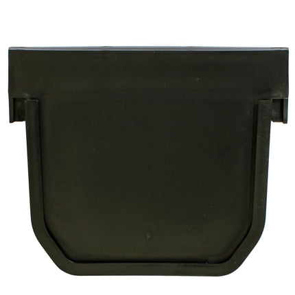 ScarMaxx - Drainage channel end piece set of 2 - made of plastic - 2 x end caps for drainage channels with a height of 115 mm