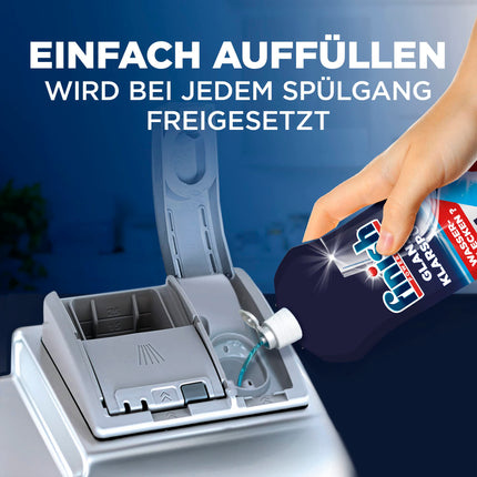 Finish Shine &amp; Rinse Aid – For sparkling and drier dishes without water spots – Megapack with 800 ml