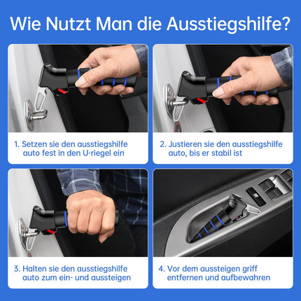 SYMYNELEC Exit Aid Car Handle for Seniors: Entry aid for pregnant women, people with disabilities and children - Fits most vehicles - Makes getting in and out easier