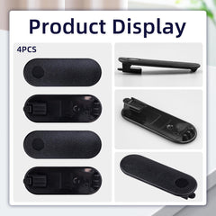 4 Pack Walkie Talkie Belt Clip, Belt Clip Replacement Portable Belt Clamp Compatible with Motorola, Radio Belt Clip for T92 T80 T80ex 480 T600 H20 TLKR T60 T80E