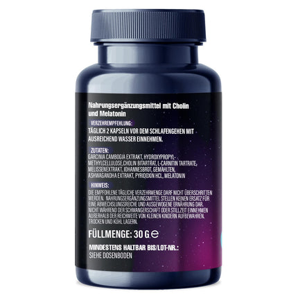 NEW: Saint Nutrition® KETO NIGHT BURN - Appetite suppressant with melatonin 0.5 mg and choline for the night - Metabolism formula extremely fast &amp; finally - improved formula for women &amp; men
