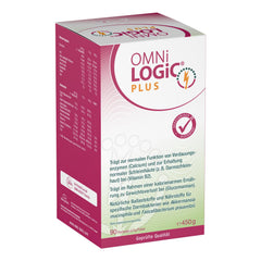 OMNi LOGiC PLUS, 90 servings (450g), Fiber, With Glucomannan, Powder, Vegetarian, Gluten-free