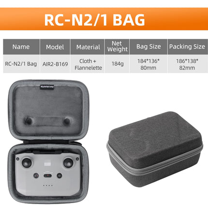 MotuTech Protective Case for DJI Air 3 Drone and RC-N2 Remote Control Bag Protective Case Portable Storage Case Transport Box (for DJI Air 3 Drone + RC N2 Remote Control)