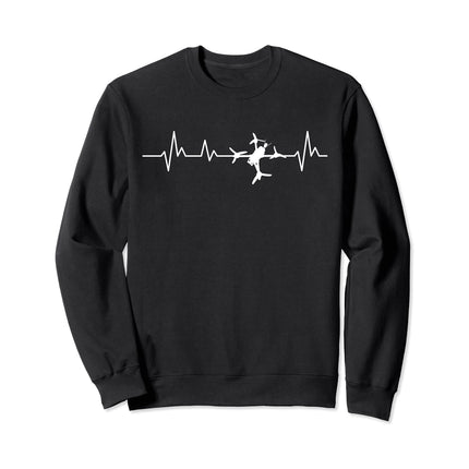 FPV Drone Heartbeat Freestyle and Racing Quadcopter Acro Sweatshirt