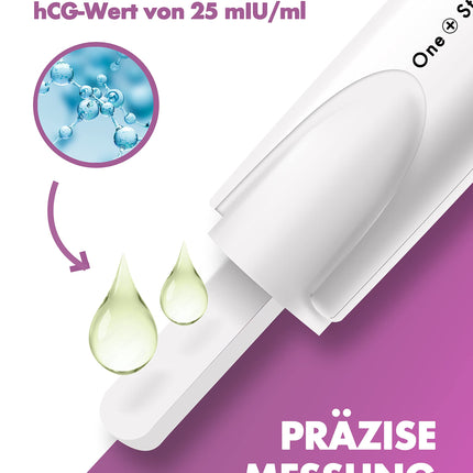 One+Step Pregnancy Test Early Digital I Pregnancy Test I 1x Early Pregnancy Test I Early Pregnancy Test with Pregnant or Not Pregnant Indicator I 25 mIU/ml