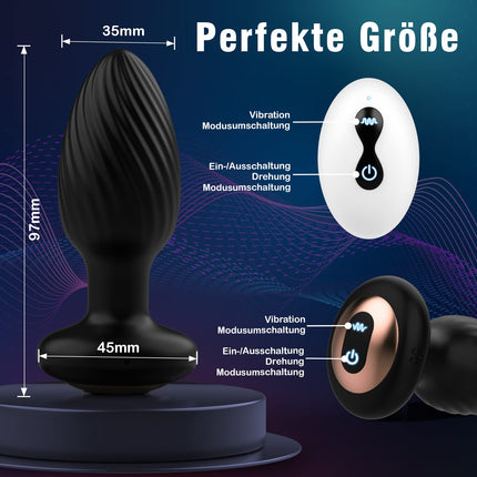 Anal vibrators for men Anal plug# for men, prostate stimulation men Anal plug sex toy for men with 7 rotation 7 vibration, Anal plug sex toy for couples Butt plug sex toy