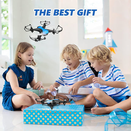Drone for beginners RC mini drone dual battery 16 minutes flight time indoor RC remote-controlled drone 3D flip altitude hold RC quadcopter remote-controlled for children girls son boys toy gift