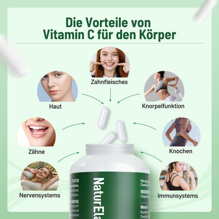Glucosamine Chondroitin high dose - 1803mg Glucosamine per daily dose with MSM &amp; Vitamin C, laboratory tested, no additives, 120 Capsules, produced in Germany