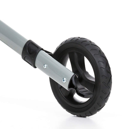 REHASHOP Lightweight Rollator Butterfly anthracite with soft tires and cane holder - Foldable and lightweight
