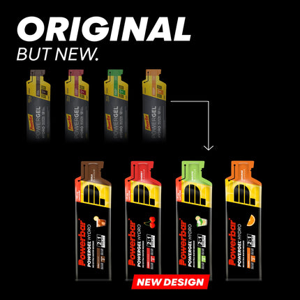 Powerbar PowerGel Hydro Multiflavorbox 12x67ml - High Carb Energy Gel + Sodium