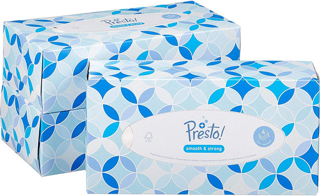 by Amazon 4-ply paper tissue boxes, 1200 pieces, 12 packs of 100