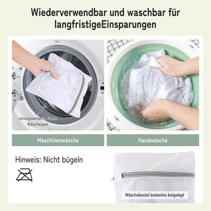 Carer 2 Pack Incontinence Leak-Proof Underwear for Adults Plastic Diaper Cover Washable Reusable Waterproof Incontinence Underwear Unisex White Size M