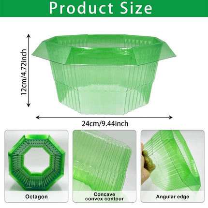 Sunshine smile 20 pieces snail collar, snail collar made of plastic, snail protection, snail protection rings, snail ring garden. Effective snail protection for your lettuce plants and hanging tomatoes.