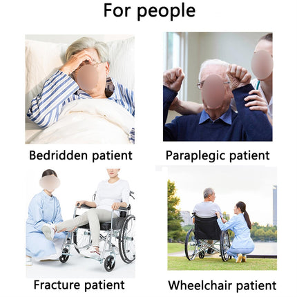 FloAPa Patient Lift Transfer Belt Patient Lift Split Leg Sling with 6 Adjustable Straps Reusable Aids Patient Lifting Sling for Elderly People, Gray