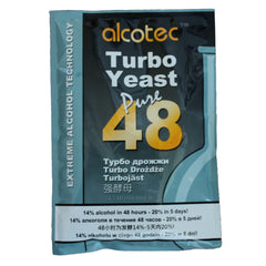 5x Alcotec 48 Pure Turbo Super Yeast Packets High Alcohol 20% Homebrew Vodka