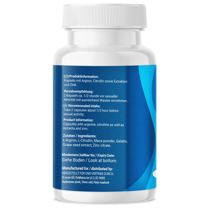 🆄🅽🆂🅴🆁 𝗧𝗜𝗣𝗣: Adema Natural - Pontezin V2 Capsules - Instant Effect - Extra Strong Effective Capsules for the Active Man - Better Performance - Natural Ingredients - 500 mg - 20 Capsules