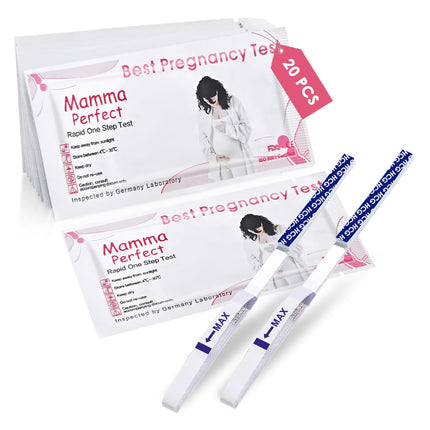 20 Pregnancy Test Early Test, Ultra-Sensitive Pregnancy Test Strips Rapid Detection, 10 mIU/ml Early Pregnancy Test, Reliable Results
