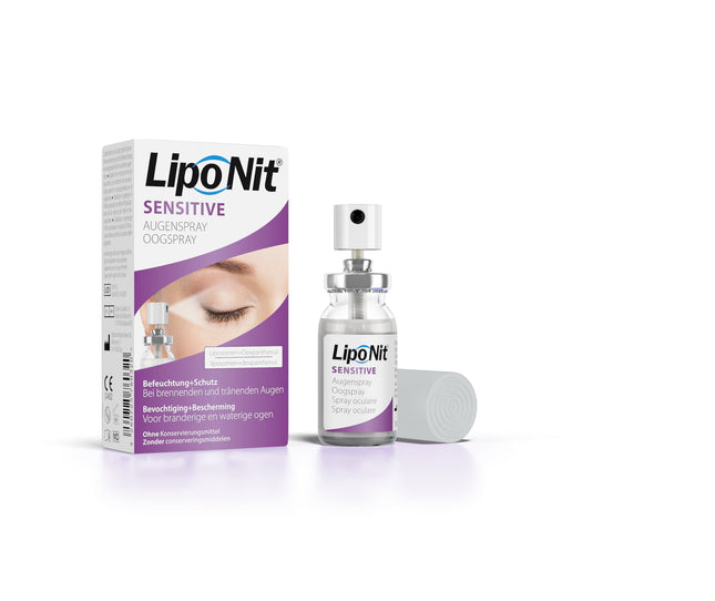 Lipo Nit Eye Spray Sensitive, for the treatment of dry eyes, for the care of the eye area, with dexpanthenol, 10 ml