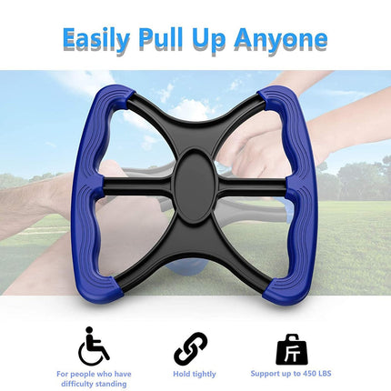 Alomejor Lifting Standing Aid, Portable, Robust, Medical Support with Non-Slip Handle, 420 Lbs Load Capacity for Elderly, Disabled Patients