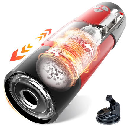 Honeyexp Electric Masturbator Man Hands-Free Cup with 7 Modes Telescopic and Rotation, Sex Toys for Men, Masturbation for Men, Pocket Pussy Masturbators Sex Machine Machines &amp; Devices