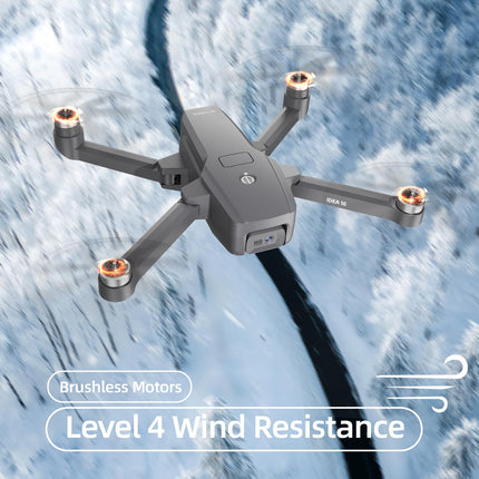 Drone with Camera 4K Brushless Motor Drone with 2 Cameras 40KM/h MAX Wind Resistant 4 Level 5 GHz WIFI FPV Drones RC Quadcopter for Kids Adults 2 Batteries IDEA16