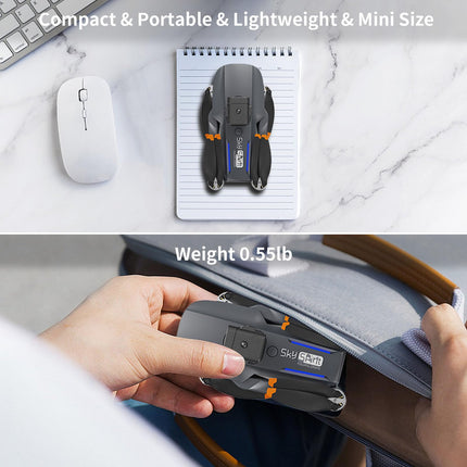 OBEST Mini Drone with 4K Camera, RC Foldable WIFI Drone, 2 Batteries, 360° Obstacle Avoidance, Automatic Return, Headless Mode, RC Quadcopter, Kids Adults Toys and Gifts