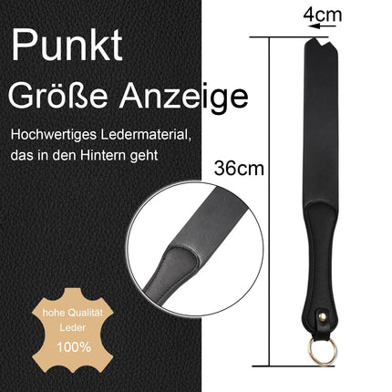 Whip Set for Sex Bdsms Lingerie Slave Whip for Slaves SM Spanking Flogger BDSM Crop Long Black Leather Whip Exotic Whip Paddle for Sex Bdsms Toys Extremely Hard for Women Couples