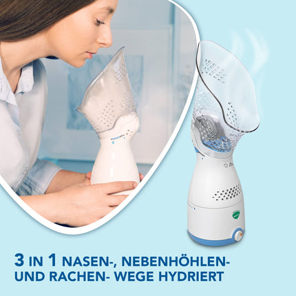 Wick Sinus Inhaler – Adjustable steam control – Automatic shut-off – Essential oil pads included – WH200