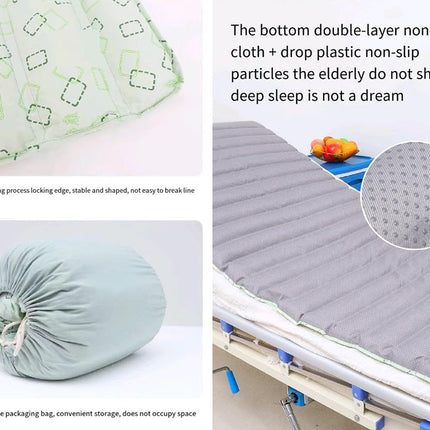 ZYREHAW Anti-Decubitus Seat Cushion for Bed, Anti-Decubitus Cushion, Side-Lying for Dispersed Body Pressure for Bedridden Elderly, Rehabilitation Aid, Machine Washable 110 * 80cm