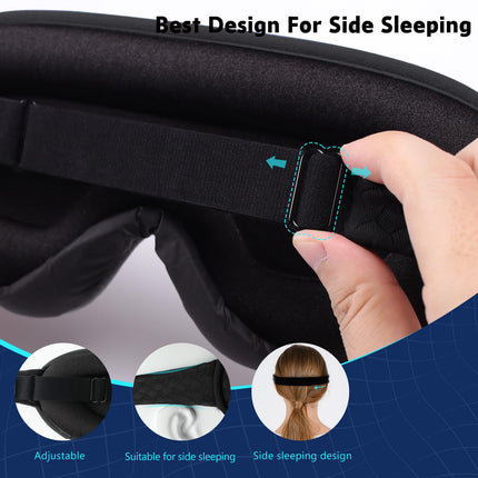 Aosun 3D sleep mask for side sleepers, 123456789