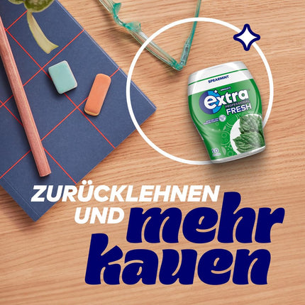 Extra Professional Chewing Gum, Fresh Green Mint, 50 Dragees