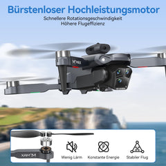 HYTOBP M°max Drone with 1080P Camera for Adults, Drones for Kids Brushless Motor, RC Drone, 3 Batteries, 5G WiFi, Altitude Hold, One-Button Takeoff/Landing, Headless Mode, 3D Flip