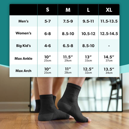 BraceAbility Neuropathy Socks with Peripheral Neuritis Compression Diabetic Toeless Foot Sleeves for Nerve Damage Pain Feet, Ankle Gout, Plantar Fasciitis Relief for Men and Women (M)