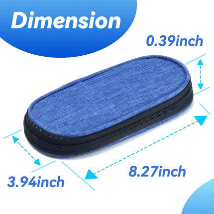 roargy Portable Medication Cooler Bag, Diabetic Insulin Carrying Case with 2 Ice Packs, Blue, Diabetic Cooler Bag