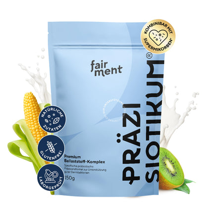 fairment Präzisiotikum® - Premium Fiber Complex | Easy to use | Developed with experts | No additives | Lactose-free, gluten-free | 30-day supply | 150g fiber powder