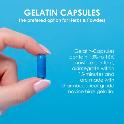 Capsuline | Empty Gelatin Capsules Size 4 | Transparent, 1000 Pieces - Made in North &amp; South America - Kosher &amp; Halal Certified - Pill Capsules