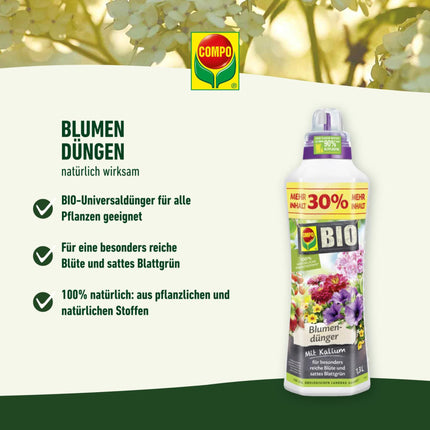 Compo Organic Flower Fertilizer 1.3l