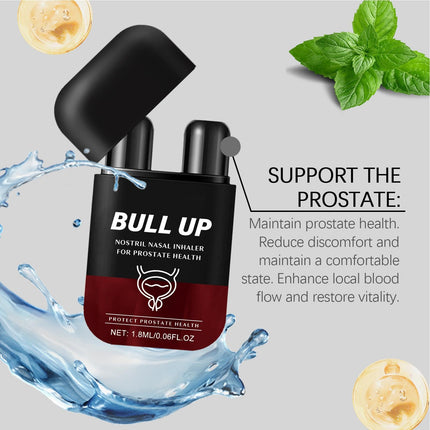 Biancat Prostaair Nasal Inhaler with Dual Function, 2 Pieces Bullup Nasal Inhaler with Double Holes, Portable Biancat Prostavibe Bee Wellness Nasal Inhaler, for Home, School, Travel, Car